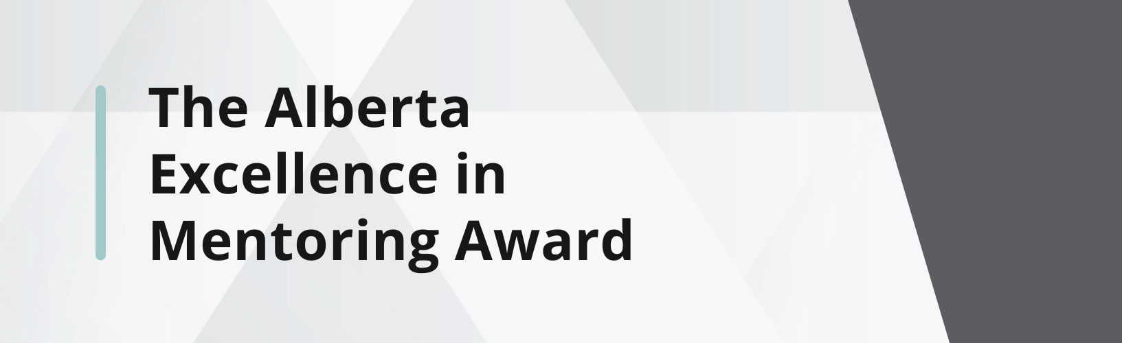 The Alberta Excellence in Mentoring Award