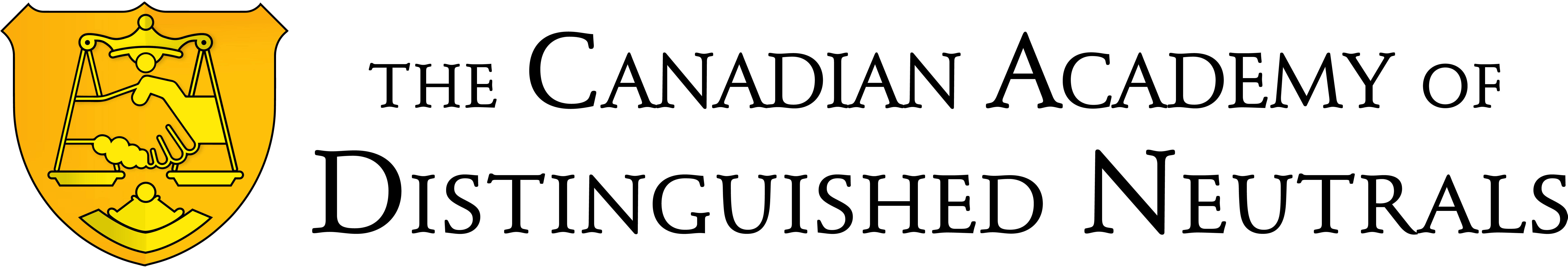 The Canadian Academy of Distinguished Neutrals Logo