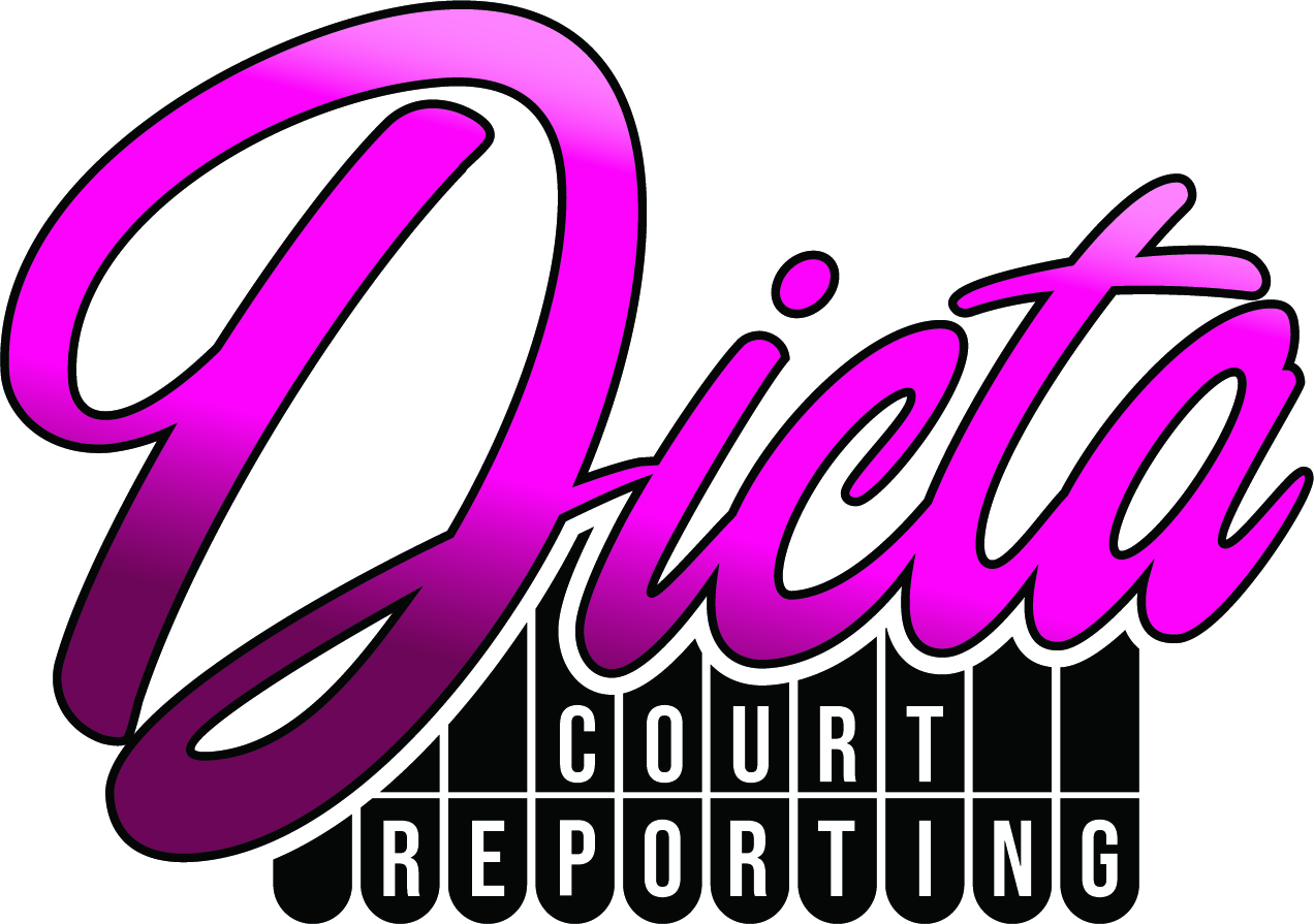 Dicta Court Reporting Inc. Logo
